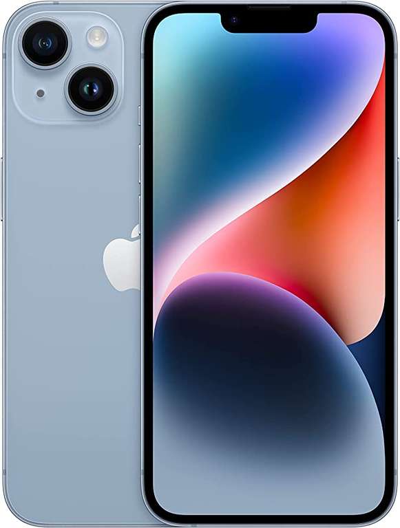 Apple iPhone 14 128GB 5G Smartphone + 100GB Three Data, Unlimited Mins / Texts (24m) - £19pm + £379 Upfront - £835 @ Mobile Phones Direct