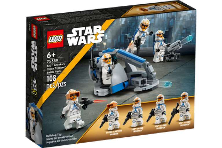 Lego STAR WARS EMBARGO 75359 332nd Ahsoka's Clone Trooper Battle Pack - ClubCard Price