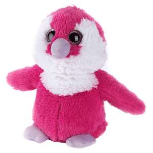 Warmies Microwaveable Lavender Scented Pink Plush Penguin W/Code