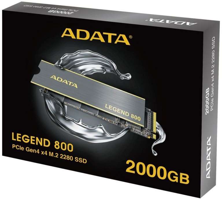 2TB - ADATA LEGEND 800 M.2 PCIe 4.0 x4 (NVMe) 2280 SSD (3,500/2,800MB/s R/W)
