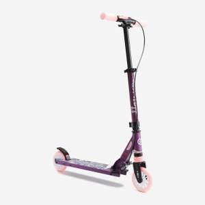 OXELO Kids' Folding Scooter with Handlebar Brake and Suspension + Free Collection