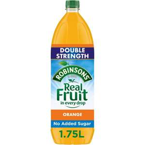 Robinsons Fruit Squash - Low Calorie - Double Strength - Orange 1.75 Litre £1.75 @ Amazon