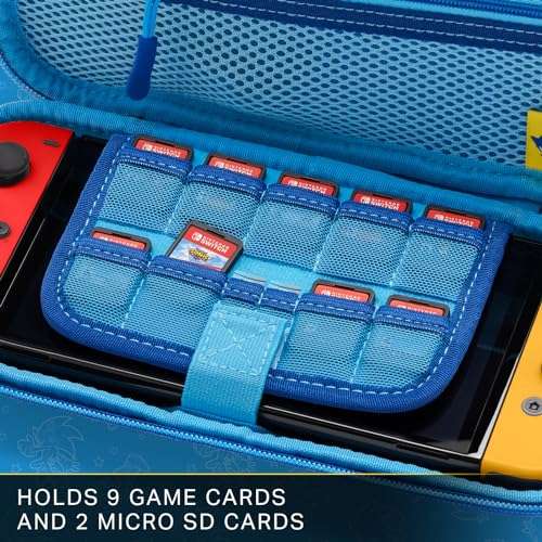 PowerA Sonic Protection Case for Nintendo Switch - OLED Model, Nintendo Switch and Nintendo Switch Lite, Officially Licensed