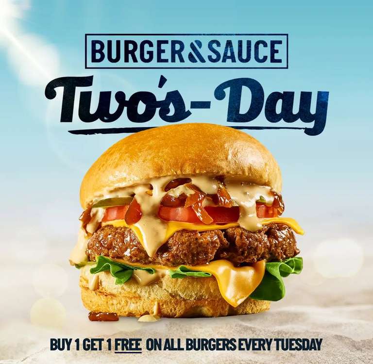 Buy 1 Get 1 Free On All Burgers Every Tuesday (Eat In Or Take Out)
