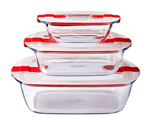 Pyrex FC367 Plastic/Glass Cook and Heat Rectangular Dish, 215PH00 23x15cm - £6.66 @ Amazon