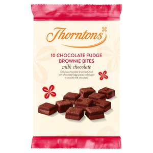 Thorntons Chocolate Fudge Brownie Bites 10pk (Nectar Price)