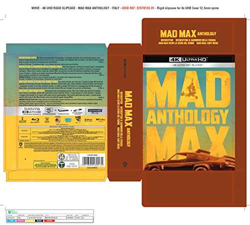 Mad Max Anthology 4k and Blu-ray £26.89 delivered @ Amazon Italy