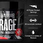 Warrior Rage Pre Workout Powder 392g £10.62 for prime members @ Amazon