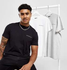 Men’s McKenzie 3-Pack Essential T-Shirts in black, white & grey or red, white & blue - £12 with app code + free click & collect @ JD Sports