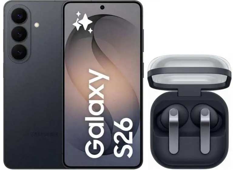 Samsung Galaxy S26 256GB + Galaxy Buds4 + 200GB (400GB w/volt) O2 Data, EU Roaming - £23pm/24m - £79 Upfront w/Code @ Samsung EPP