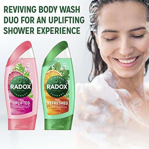 RADOX Refresh shower gels blended with minerals & herbs Washbag Gift Set £2.75 @ Amazon