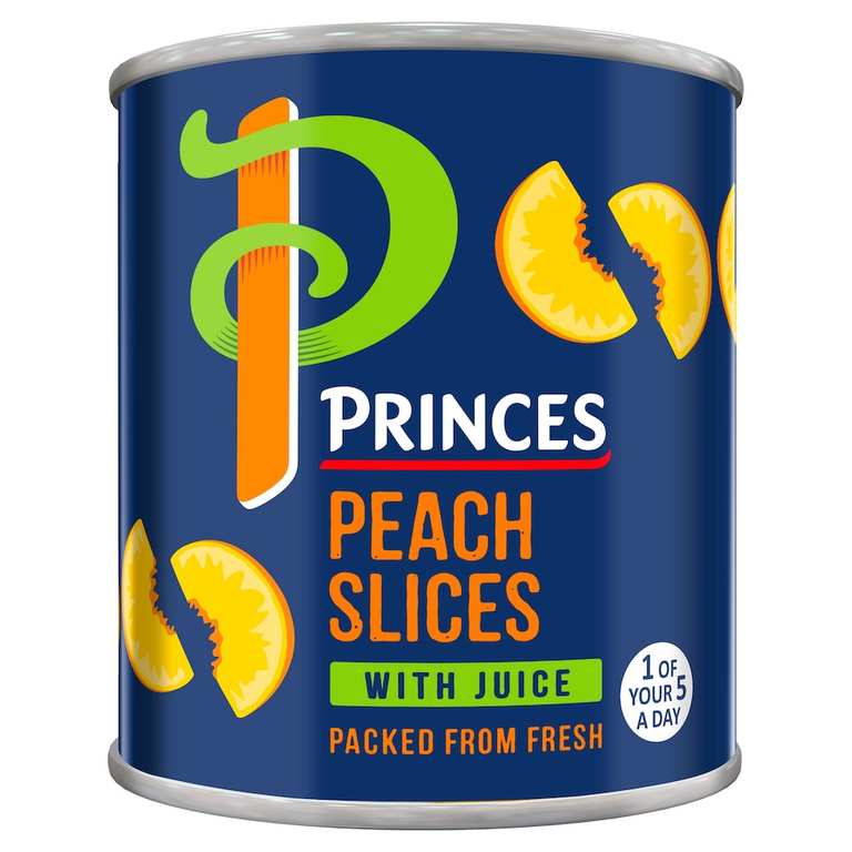 Princes Peach Slices with Juice 220g - Instore Pontardawe