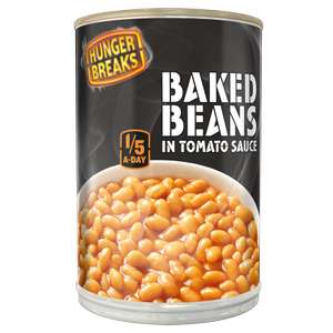 Hunger Breaks Baked Beans - 3 for £1 instore @ The Food Warehouse (Iceland), Oldbury