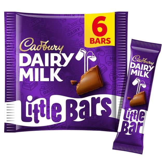 Cadbury Dairy Milk Kids Chocolate Multipack 6 Pack 108g for £1 @ Morrisons