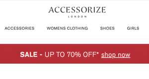Accesorize Sale - Up to 70% + Free Click & Collect @ Accessorize