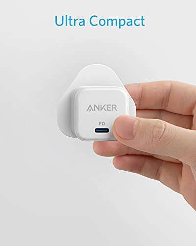 2- Pack USB C Plug, Anker PowerPort III 20W Cube Fast Charger - sold by Anker direct / FBA
