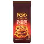Fox's Half Coated Milk Chocolate Cookies 175G / Fox's Millionaires Cookies 180G - Clubcard Price