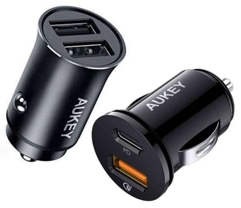 Aukey Enduro 24w Car Charger £4.49 or 2 For £8 Delivered @ MyMemory