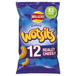 Walkers Crisps Wotsits Cheesy Multipack Snacks, 12 x 16.5g - £2.42 or Less with Sub & Save