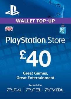 £40 PlayStation Network (PSN) Top-Up - £32.53 @ Instant Gaming