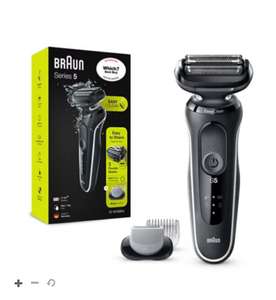 Braun Series 5 Electric Shaver with Precison Trimmer- White 50-B1000s With Code