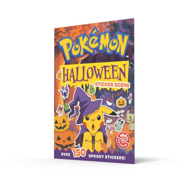 Pokémon Halloween Sticker Scene £4 at Amazon - 150+ spooky stickers and ...