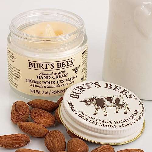 Burt's Bees Almond & Milk Hand Cream, Very Dry Hands Moisturiser + Sweet Almond Oil & Beeswax 56.6g (£4.81 S&S + 20% voucher possible £3.68)
