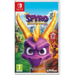 [Nintendo Switch] Spyro Reignited Trilogy - £17.99 @ Amazon