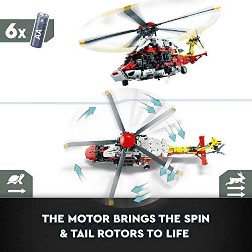 LEGO Technic 42145 Technic Airbus H175 Rescue Helicopter £114.99 @ Amazon