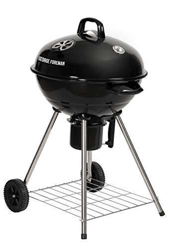 George Foreman GFKTBBQ 47 cm Portable Round Kettle Charcoal BBQ - £59.99 - @ Amazon