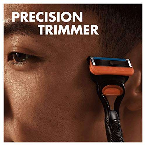 Gillette Fusion5 Men's Razor + 11 Razor Blade Refills with Precision Trimmer, 5 Anti-Friction Razor Blades - £19.49 @ Amazon