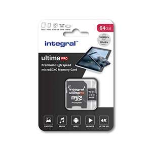 Integral Ultima PRO 64GB MicroSDXC card - £6.99 @ Amazon