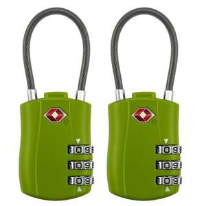 Suitcase Locks BeskooHome Luggage Locks - TSA Approved Luggage by Locks, Zinc Alloy Security Padlock Sold by Great Light Shop / FBA