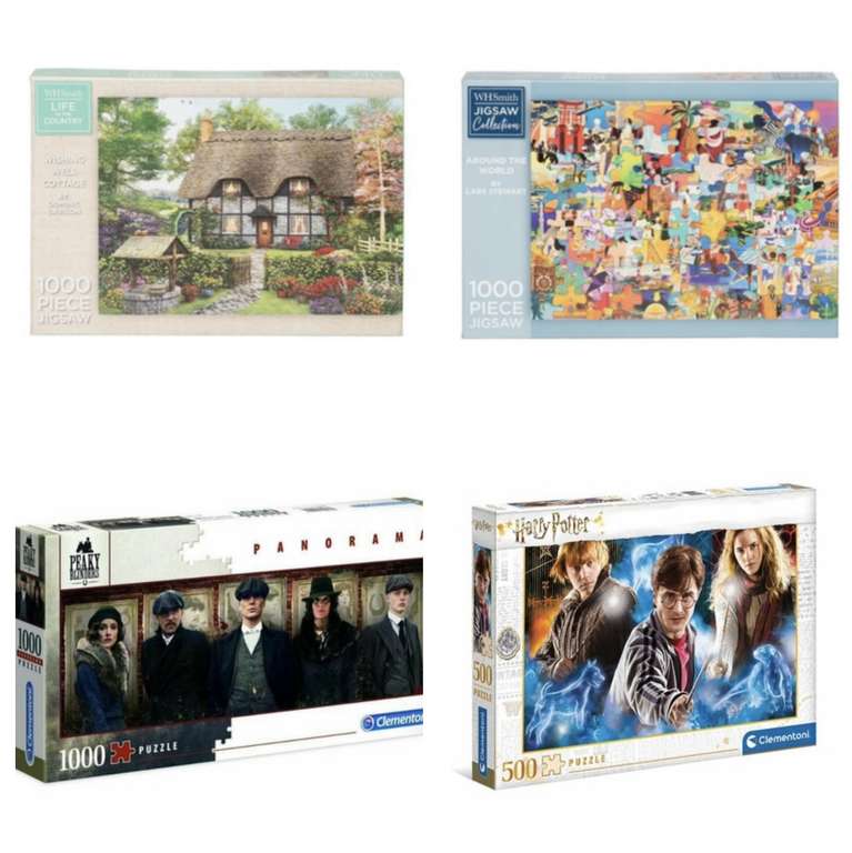 WHSmith Puzzle Sale - Up to 80% Off + Extra 10% Off With Code (Prices from £2.87) - Click & Collect £1.99 @ WH Smith