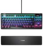 SteelSeries Apex 7 TKL - Mechanical Gaming Keyboard - OLED Display - Blue Switches - English (QWERTY) Layout £104.99 @ Amazon