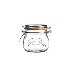 Kilner Round Glass Clip Top Preservation Storage Jar - 0.5 Litre