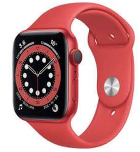 APPLE Watch Series 6 Cellular - Product (Red) Aluminium with Sports Band, 40 mm - £379 (Free C&C) @ Currys