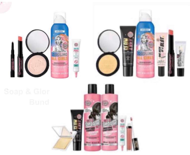Soap & Glory Summer Bundle 1 / 2 / 3 - £15 each + Free Collection @ Boots