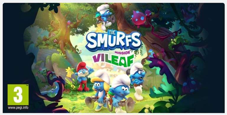 The Smurfs - Mission Vileaf (Nintendo Switch) - £13.99 @ Nintendo eShop