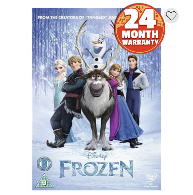 Frozen (PG) 2013 DVD - Free Click & Collect
