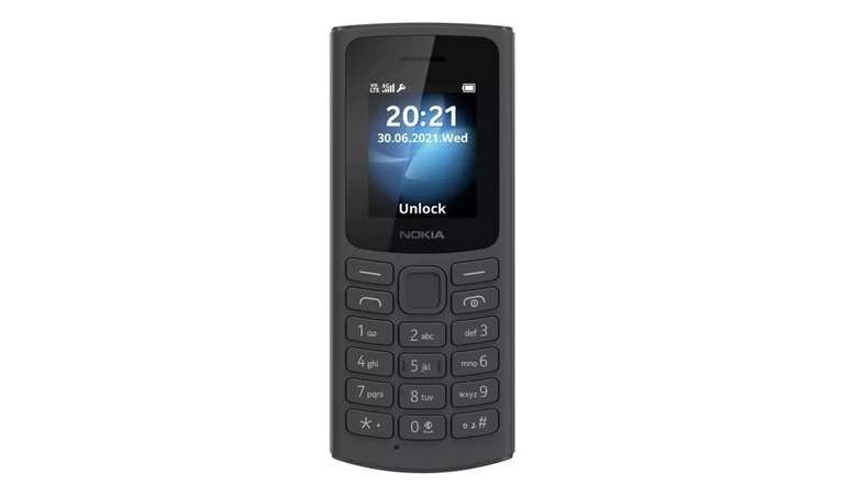 Nokia 105 4G Mobile Phone - £13.50 + £10 airtime click and collect @ Argos