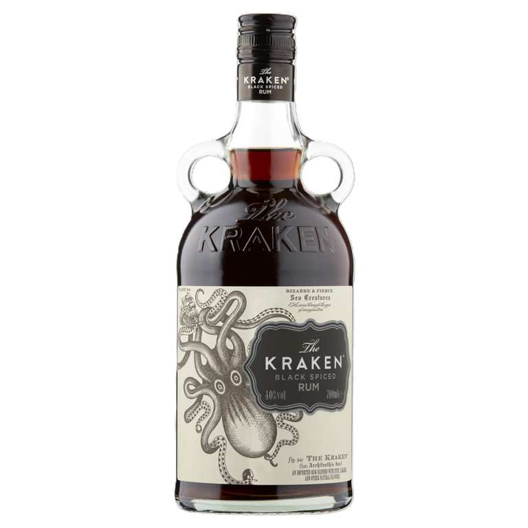 Kraken Black Spiced Rum 40% ABV 70cl (£18.95 with S&S) Discount at checkout