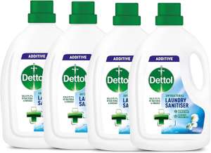 4 x Dettol Antibacterial Laundry Cleanser 1.5L (£11.98 With Voucher + S&S)
