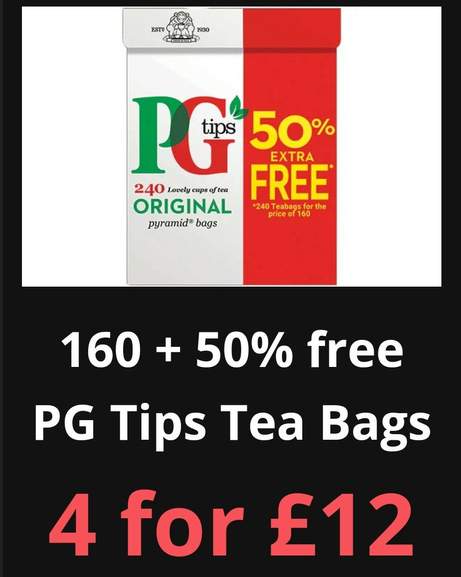 PG TIPS  240'S Tea Bags