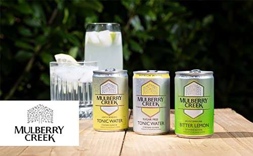 Mulberry Creek Lightly Sparkling Tonic Water (Case of 24 x 150ml Cans) BBE 30/04/23 £6.01 at checkout @ Amazon Warehouse