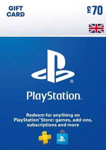 £70 PlayStation Network Top Up Card (PS4/PS5)