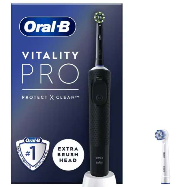 Oral-B Vitality Pro Black Electric Toothbrush £25 (Possible £20 with Totum/Student Beans by Monday 24th) @ Boots