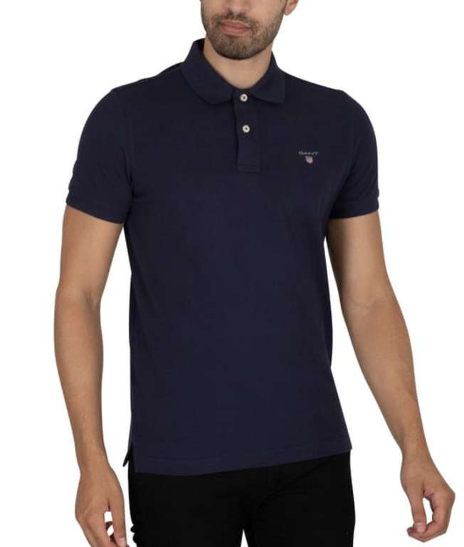 Gant | Mens Short Sleeve Polo Shirts Navy/Black/Green/Blue - all sizes