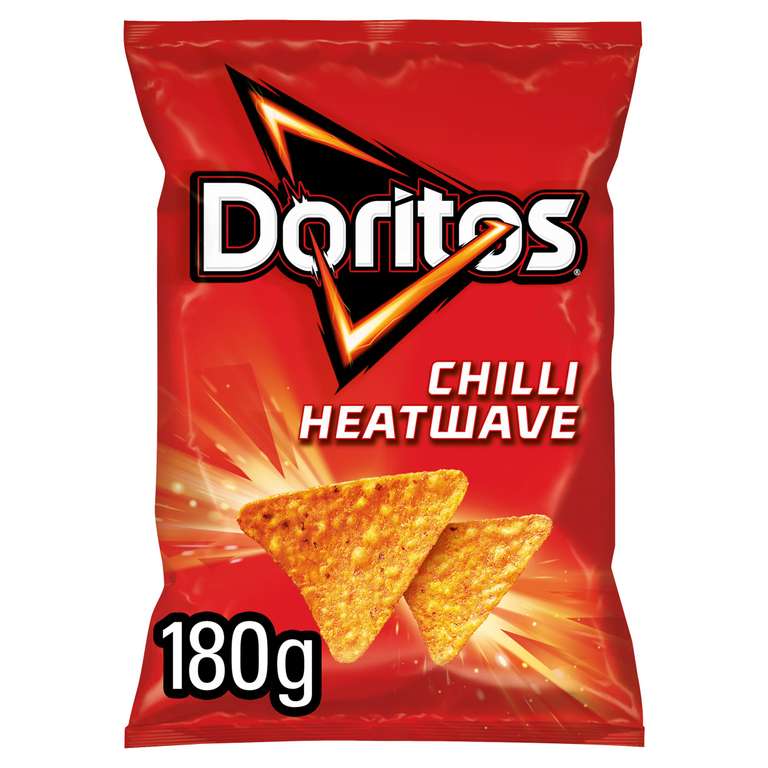 Doritos Chilli Heatwave 180g 88p @ Asda Chatham