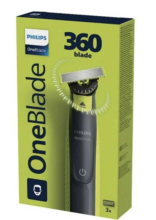 Philips OneBlade 360 for Face - Trim, Edge, Shave with 3 Stubble Combs QP2724/23 - free click and collect